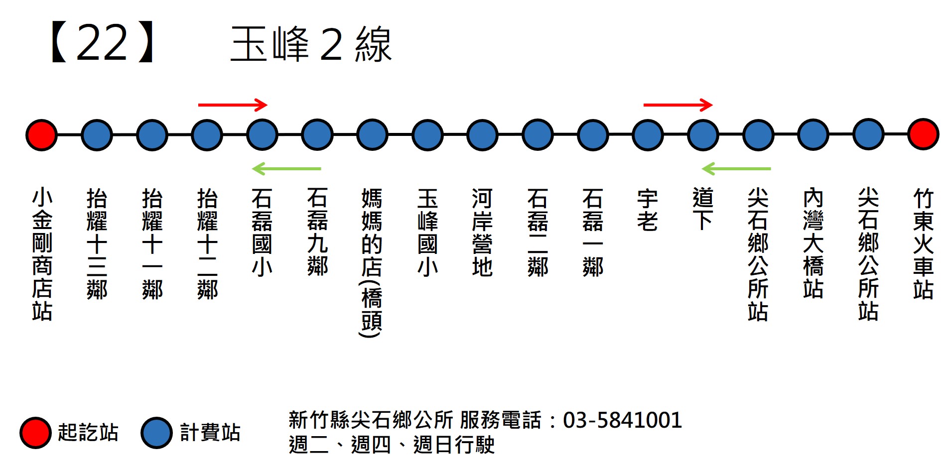106Bus Route Map-新竹縣 Bus
