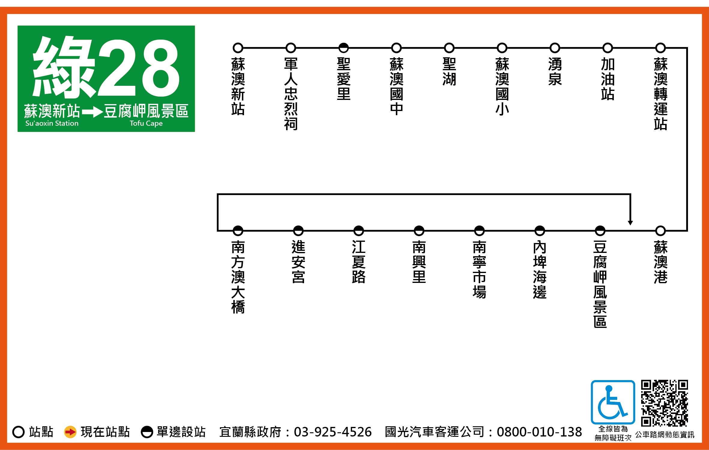 綠28公車路線圖-宜蘭公車
