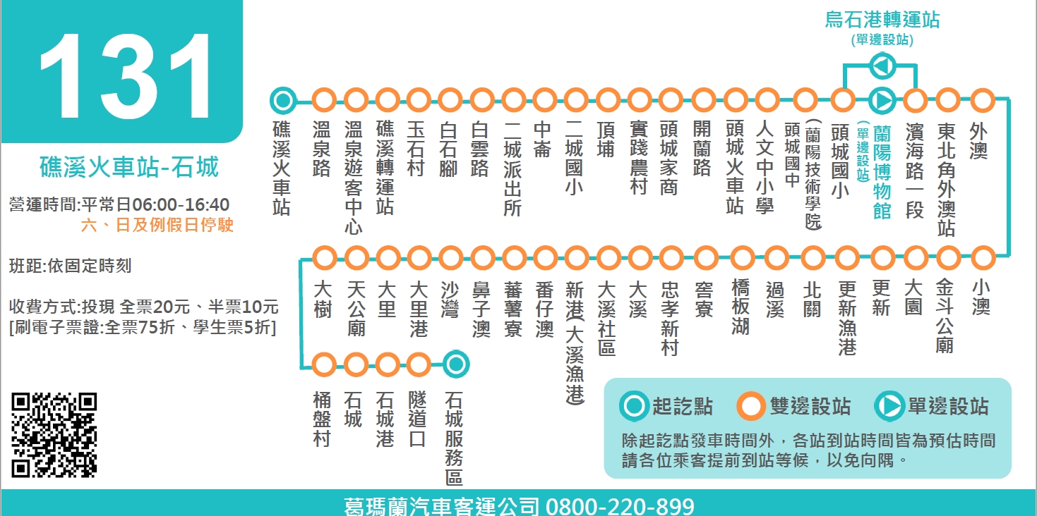 131公車路線圖-宜蘭公車