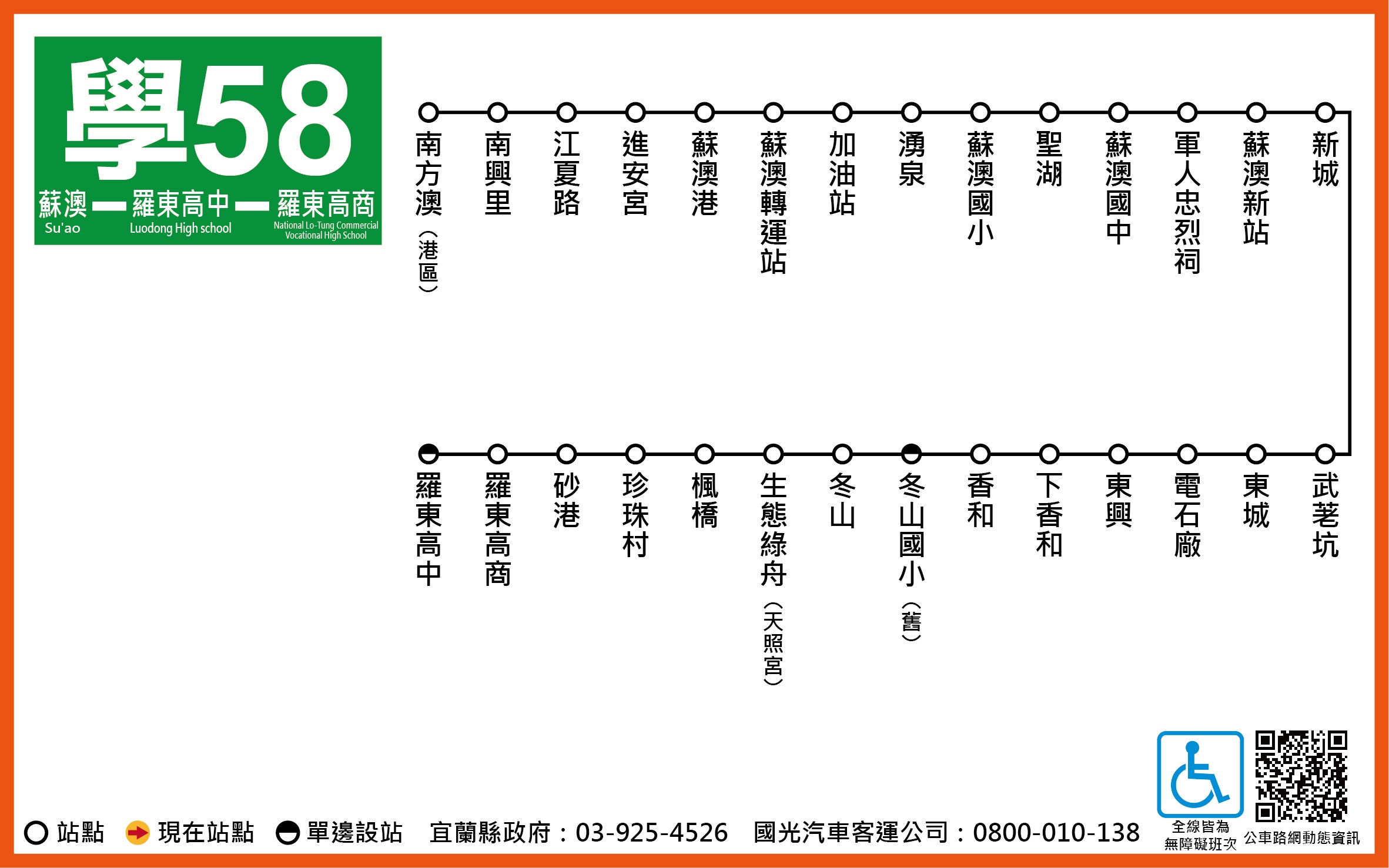 422公車路線圖-宜蘭公車