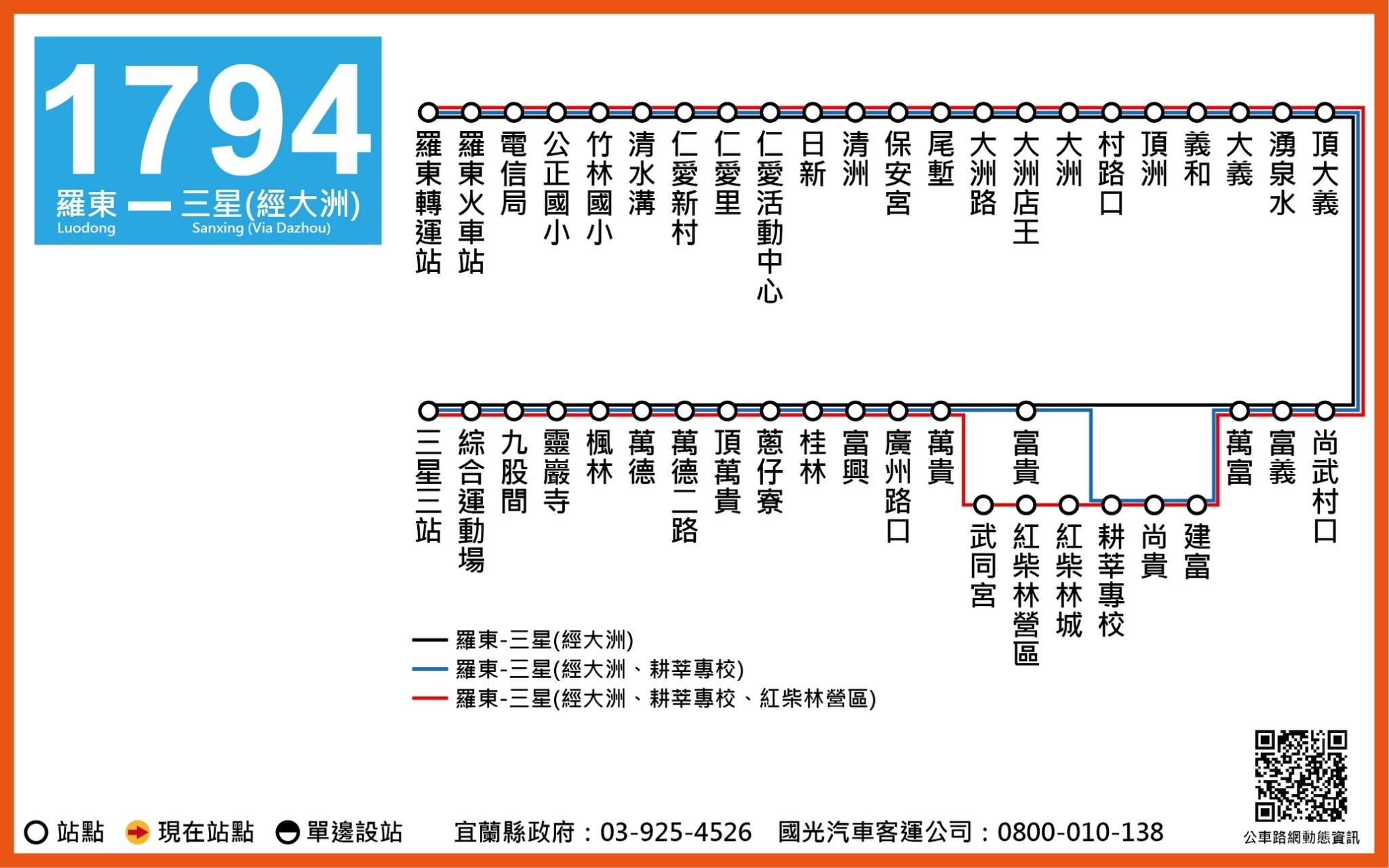 1794公車路線圖-宜蘭公車