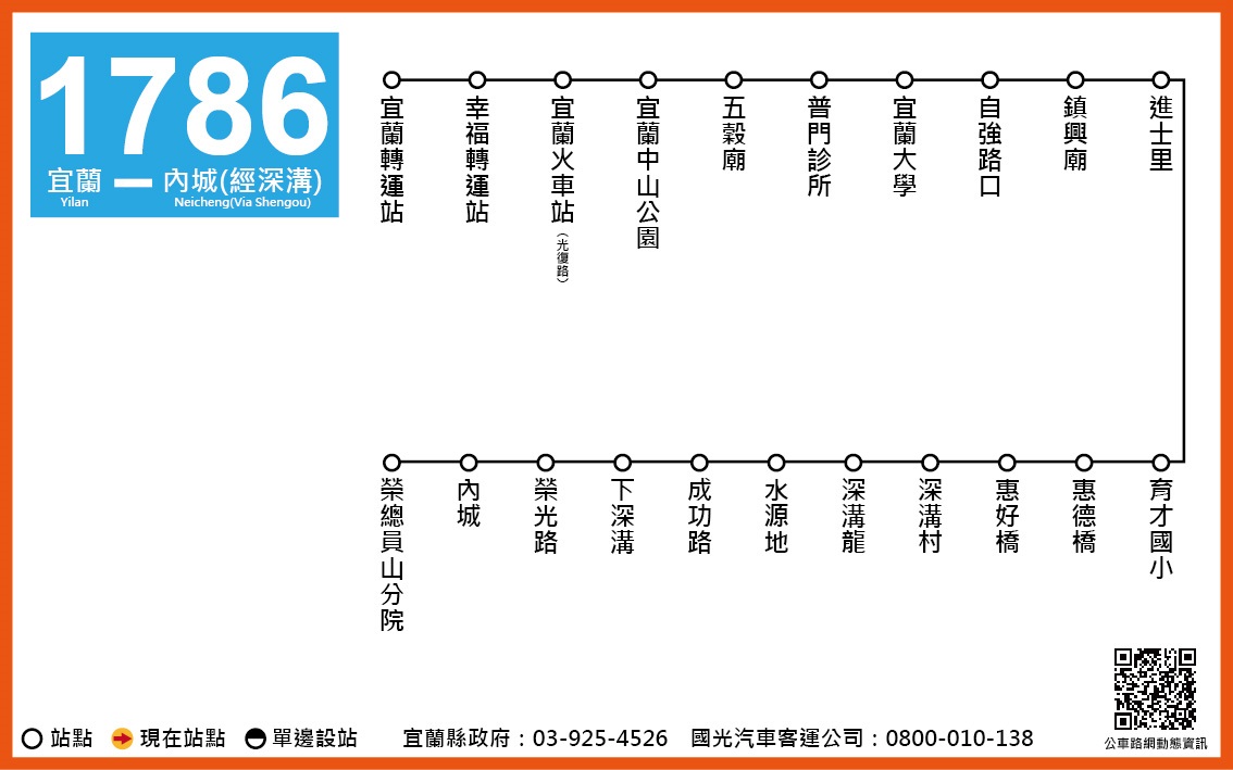 1786公車路線圖-宜蘭公車
