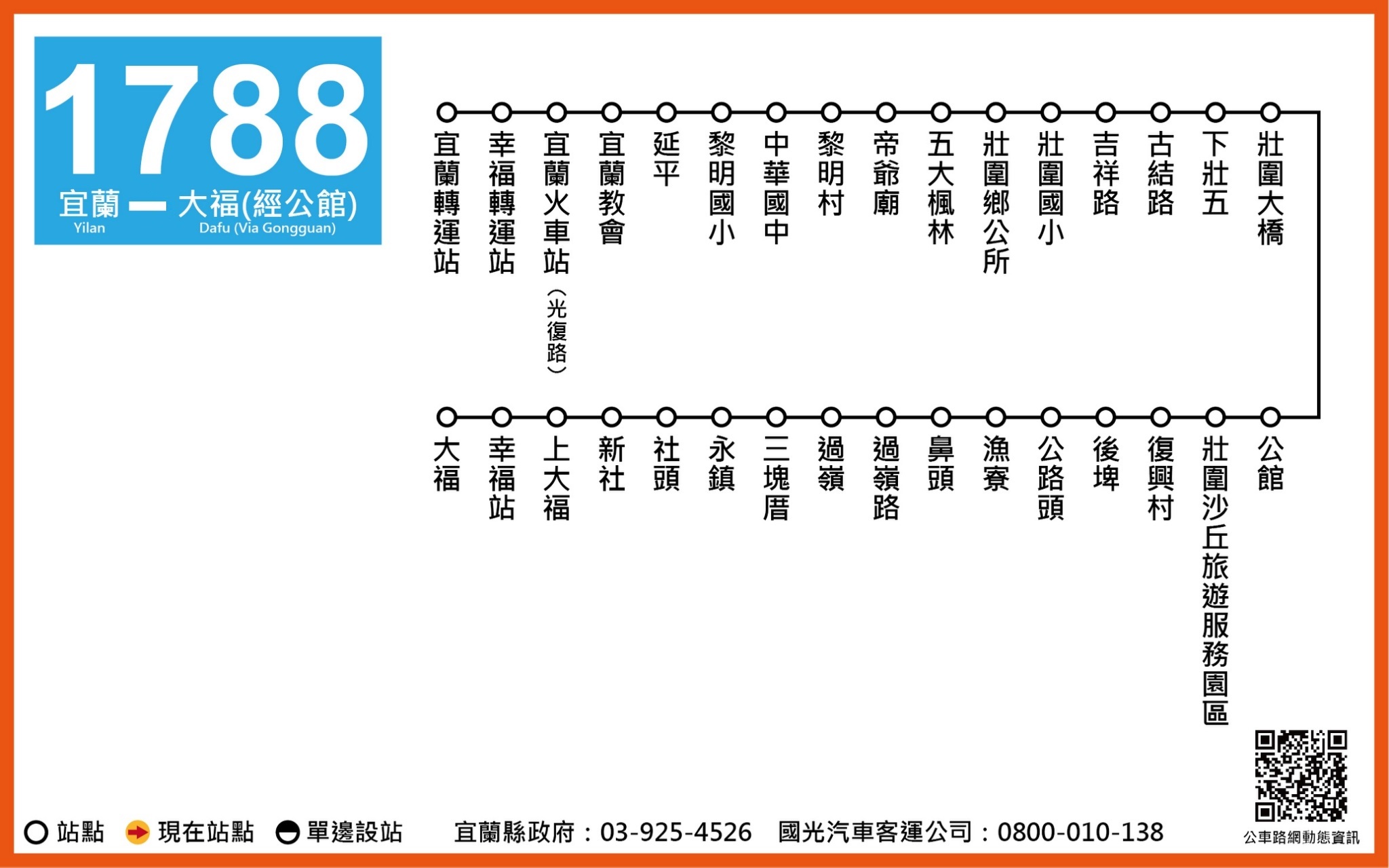 1788公車路線圖-宜蘭公車