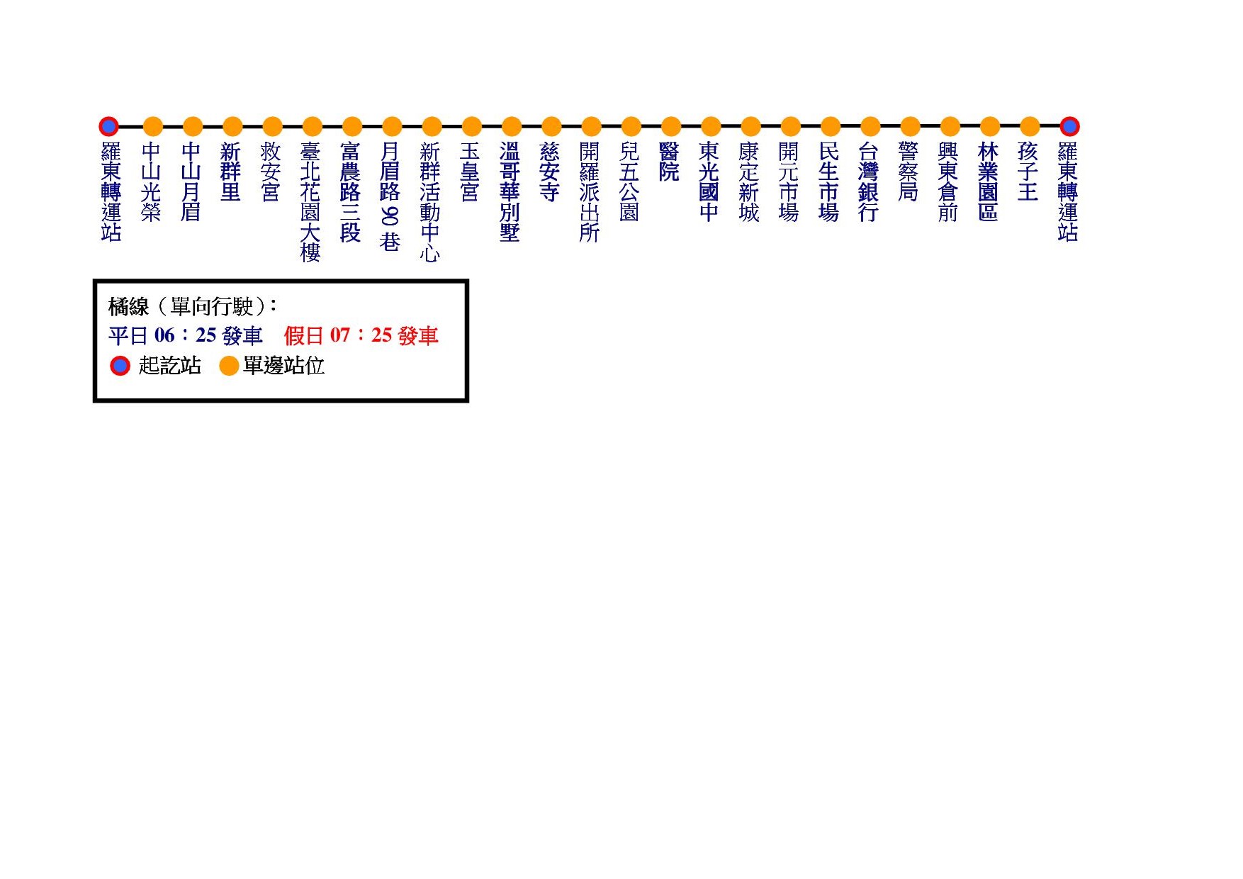 羅東2公車路線圖-宜蘭公車