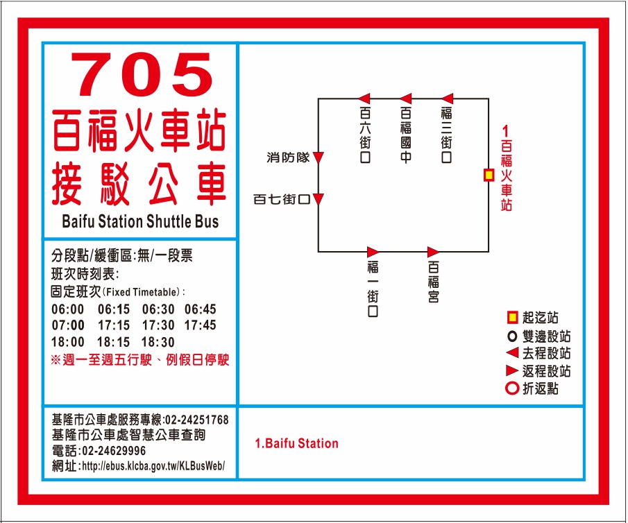 705公車路線圖-基隆市公車