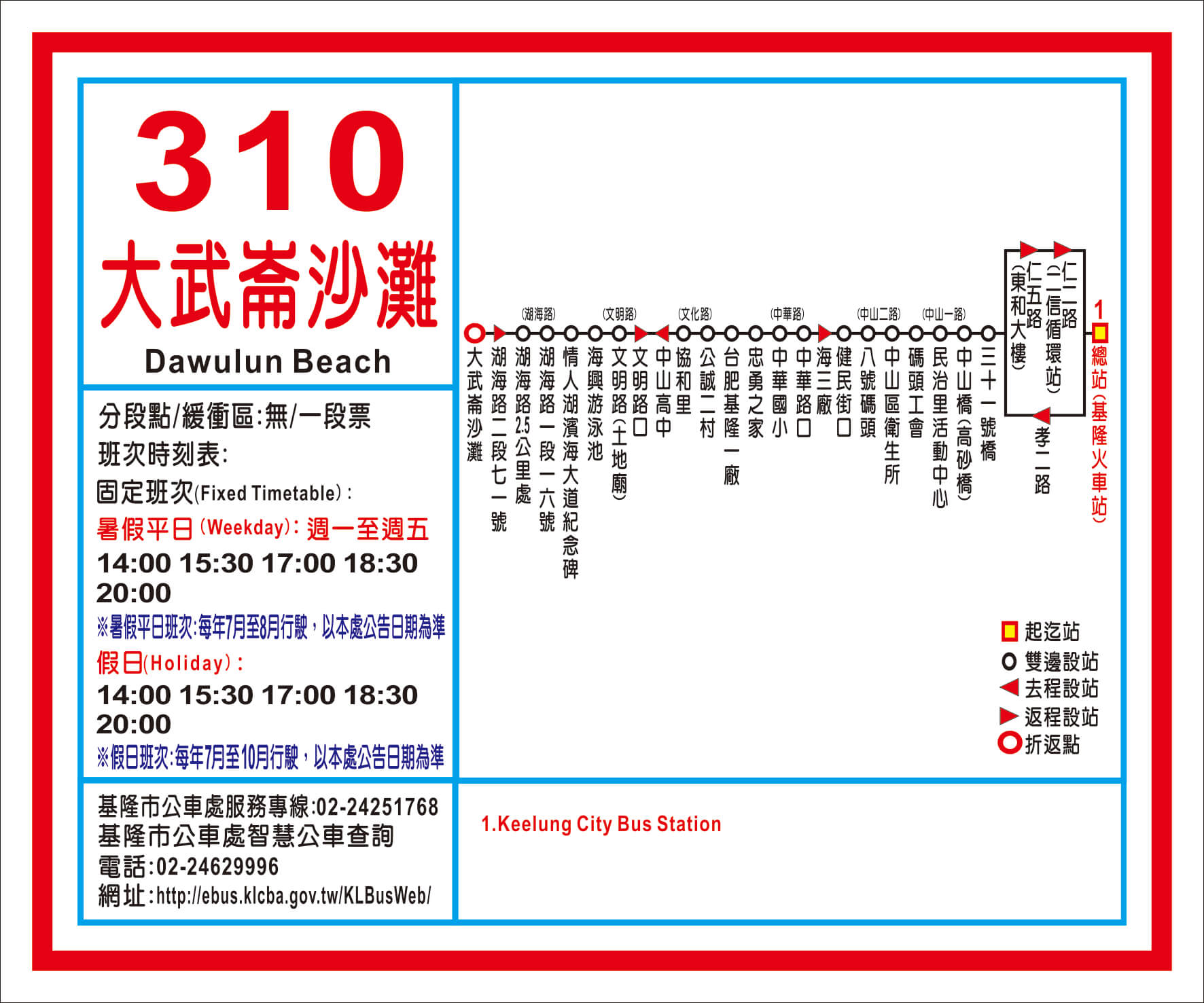 310公車路線圖-基隆市公車