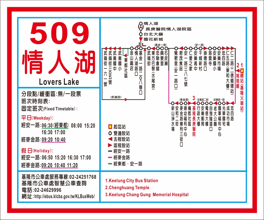 509公車路線圖-基隆市公車