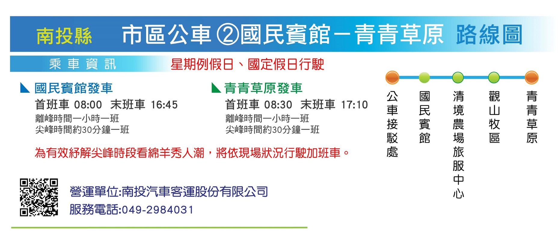 2公車路線圖-南投公車
