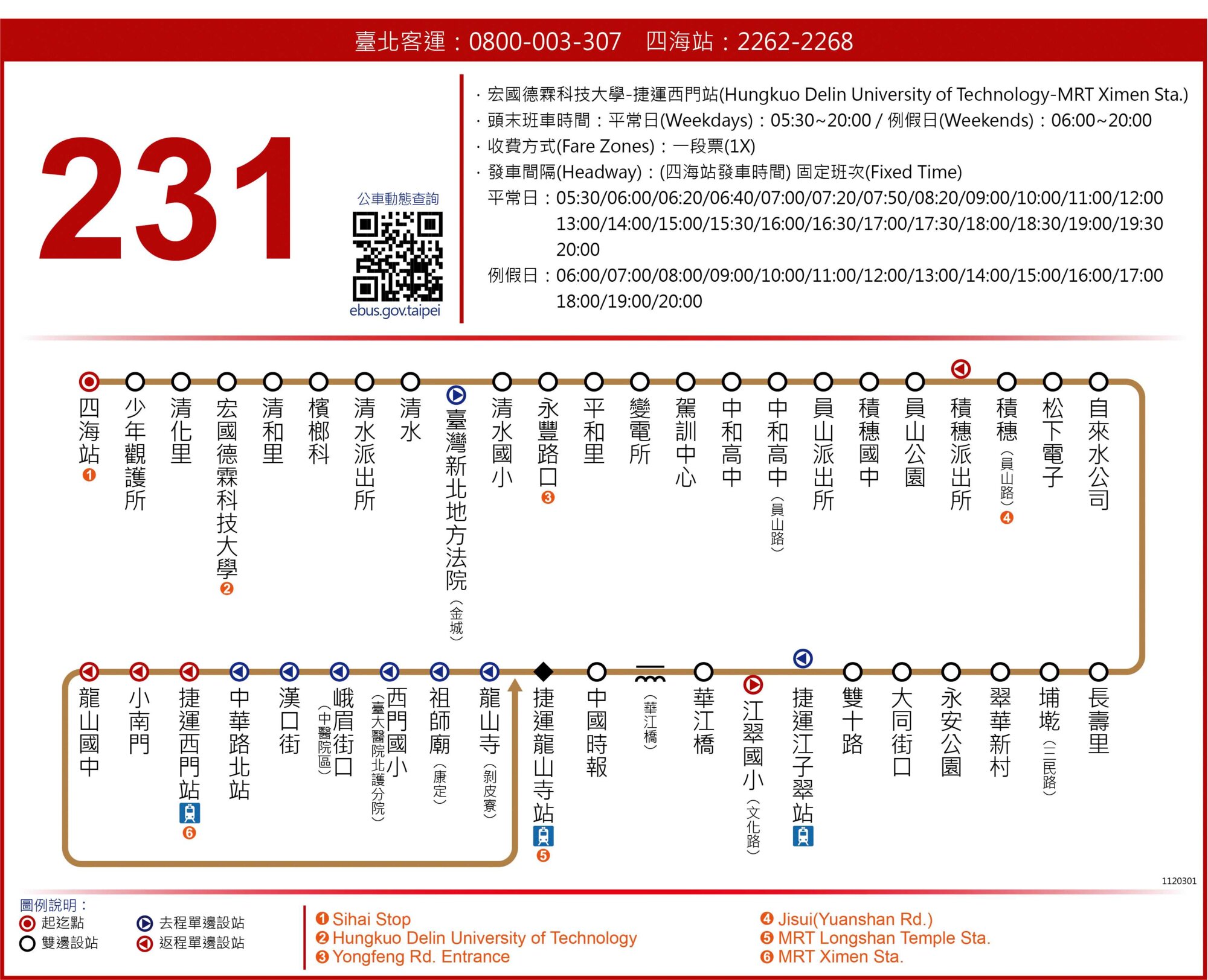 231公車路線圖-新北市公車