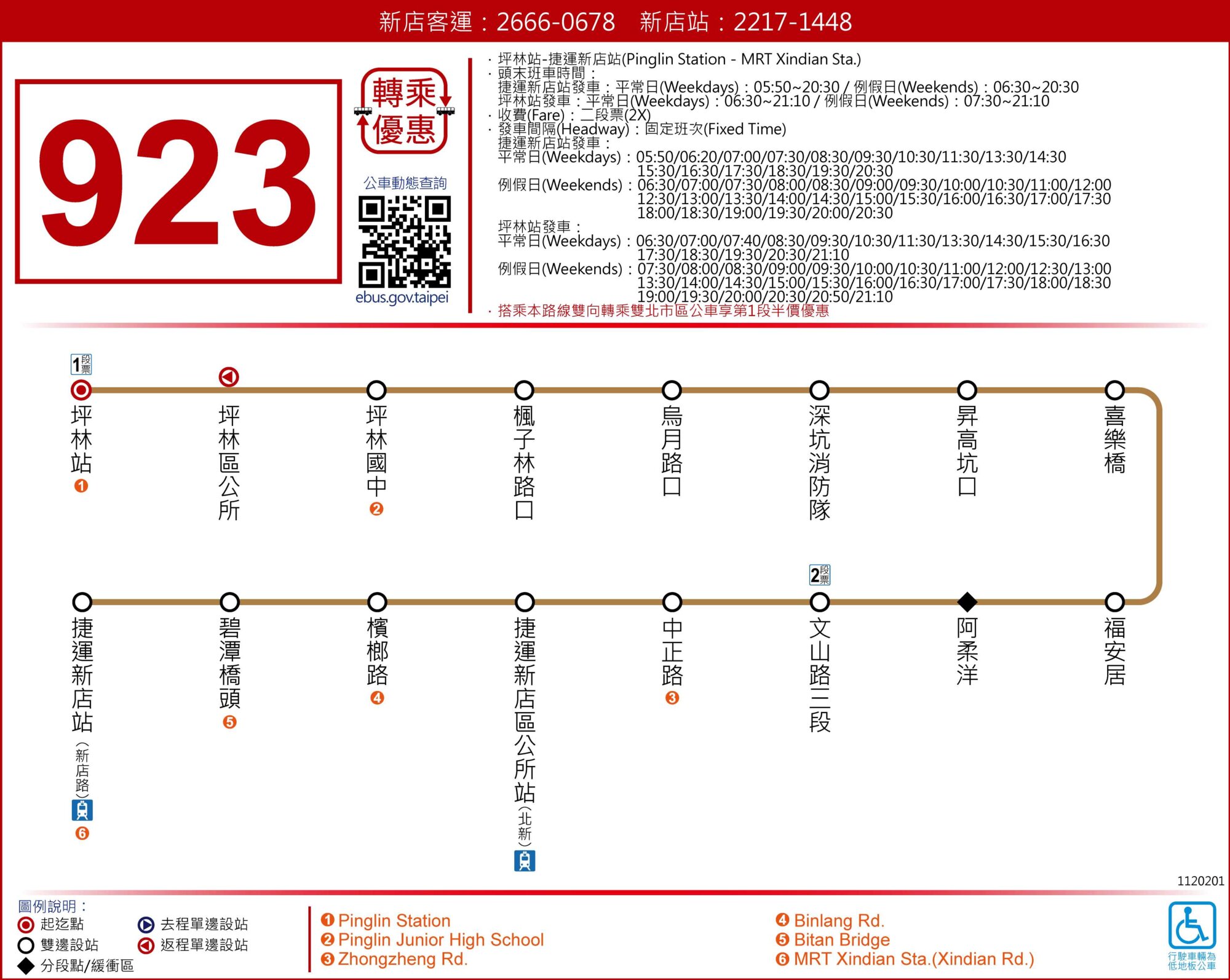 923公車路線圖-新北市公車