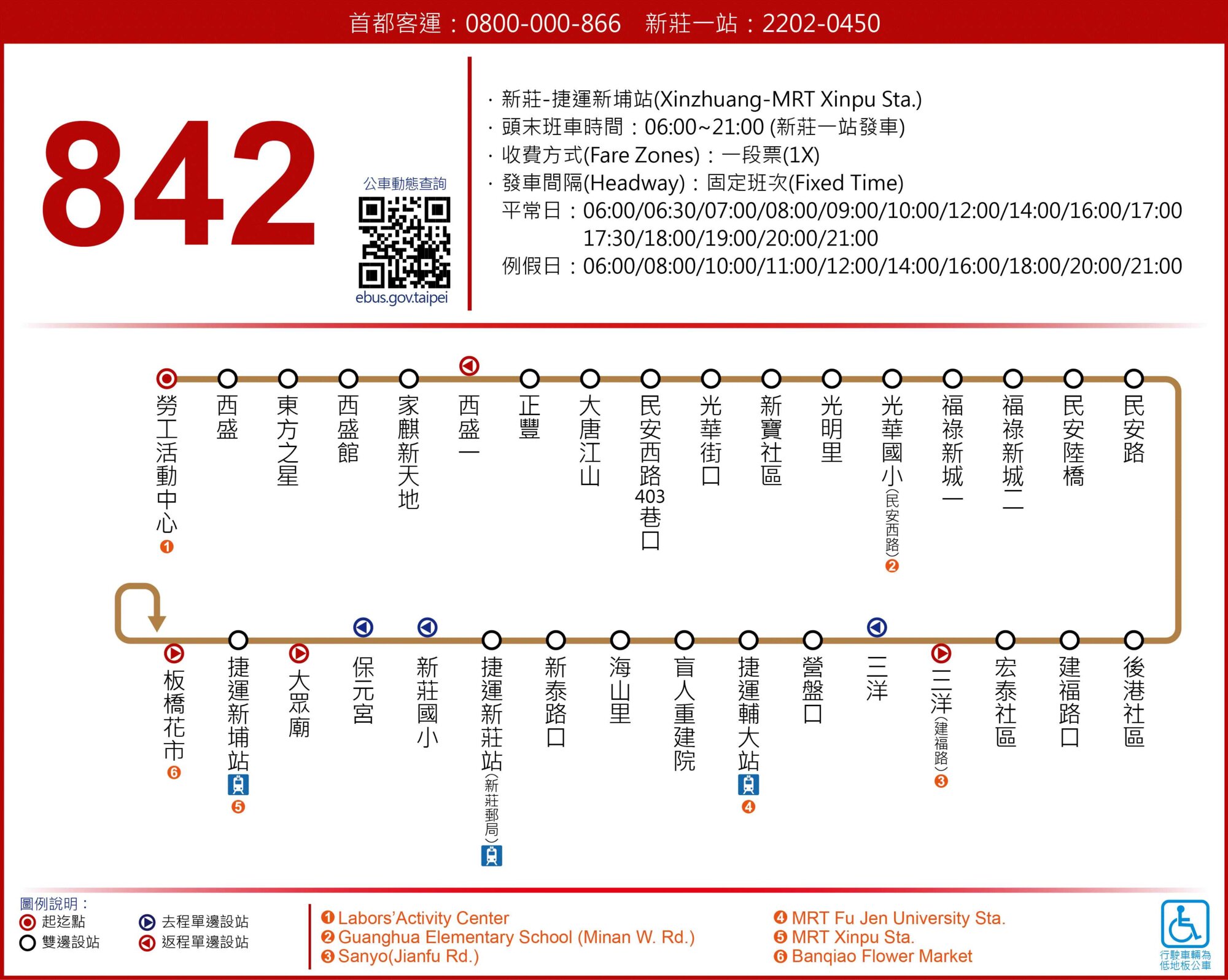 842公車路線圖-新北市公車