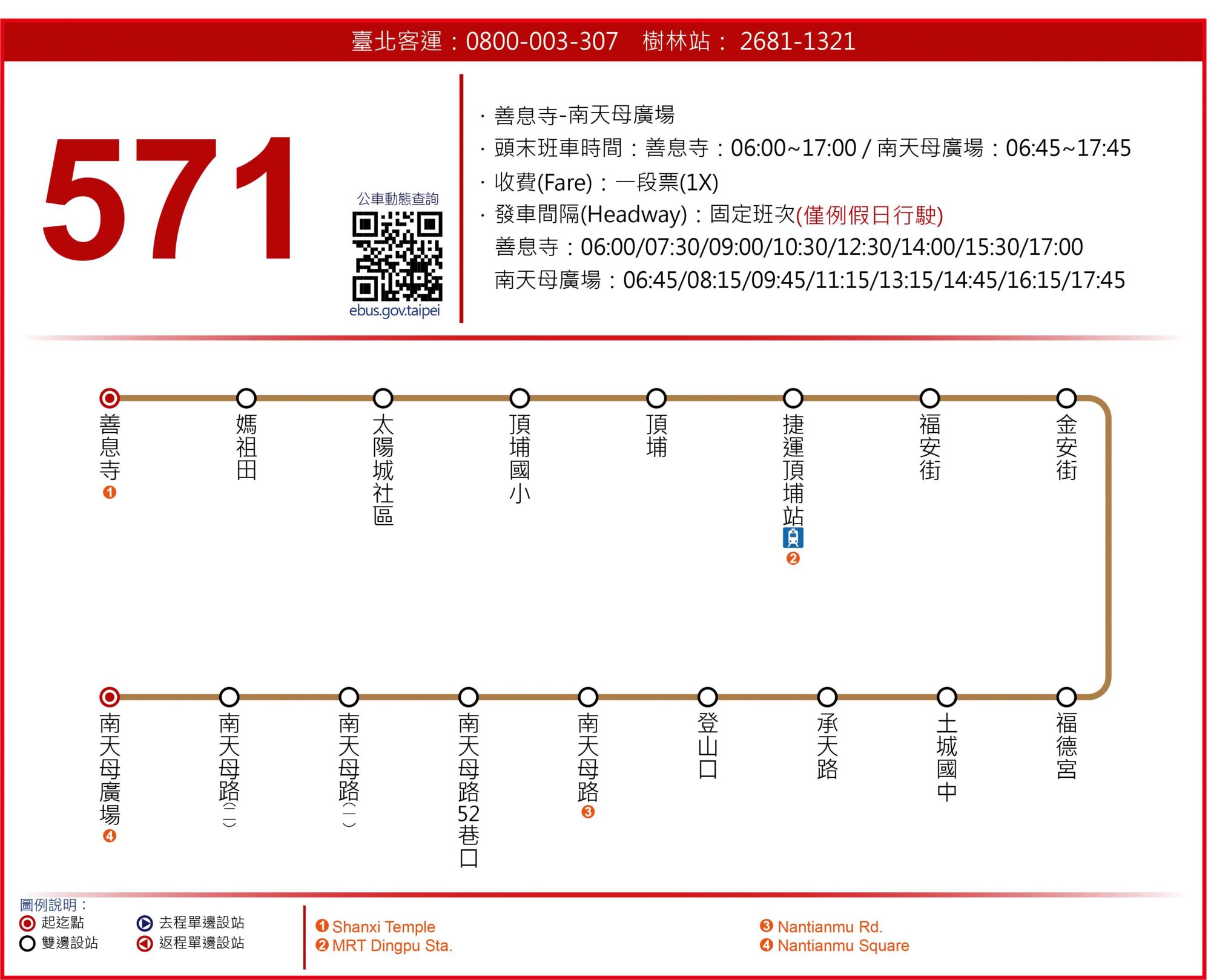571公車路線圖-新北市公車