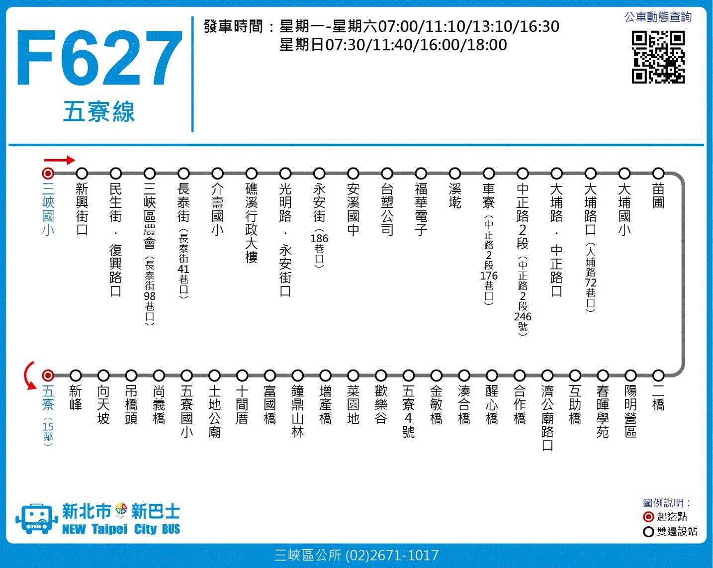 F627公車路線圖-新北市公車