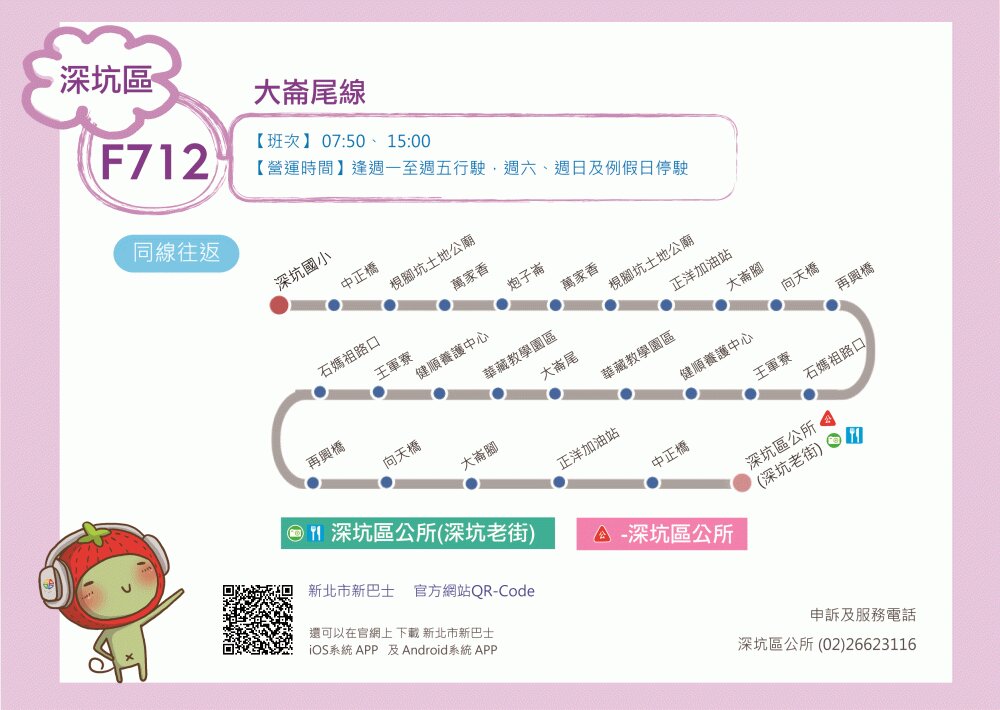 F712公車路線圖-新北市公車