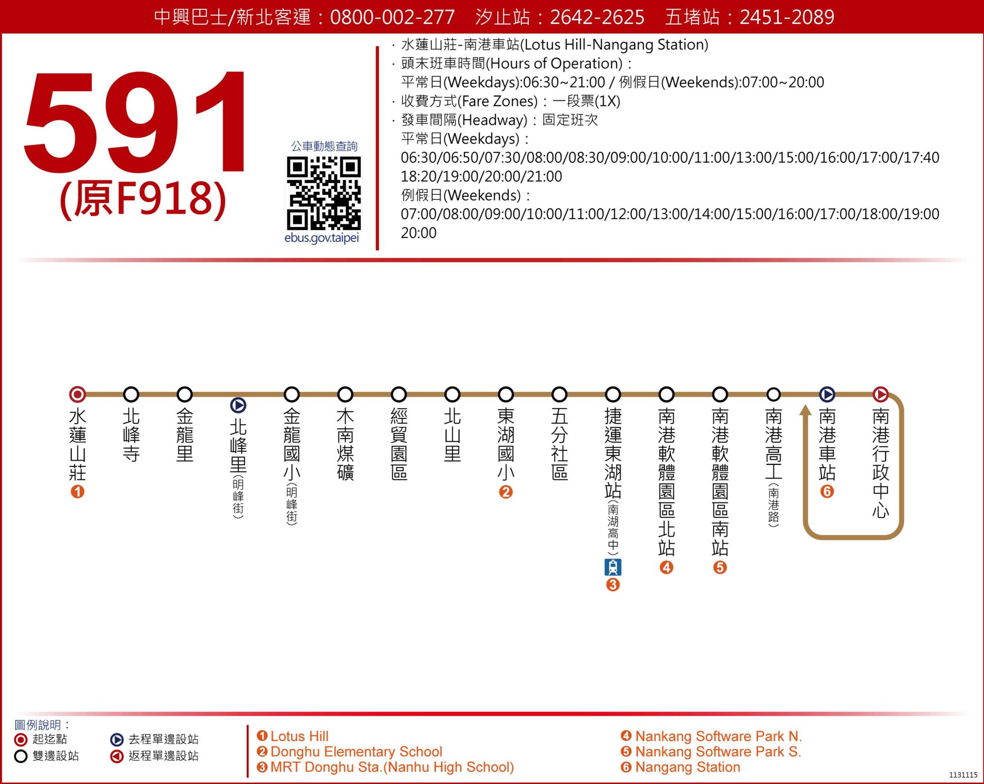 591公車路線圖-新北市公車