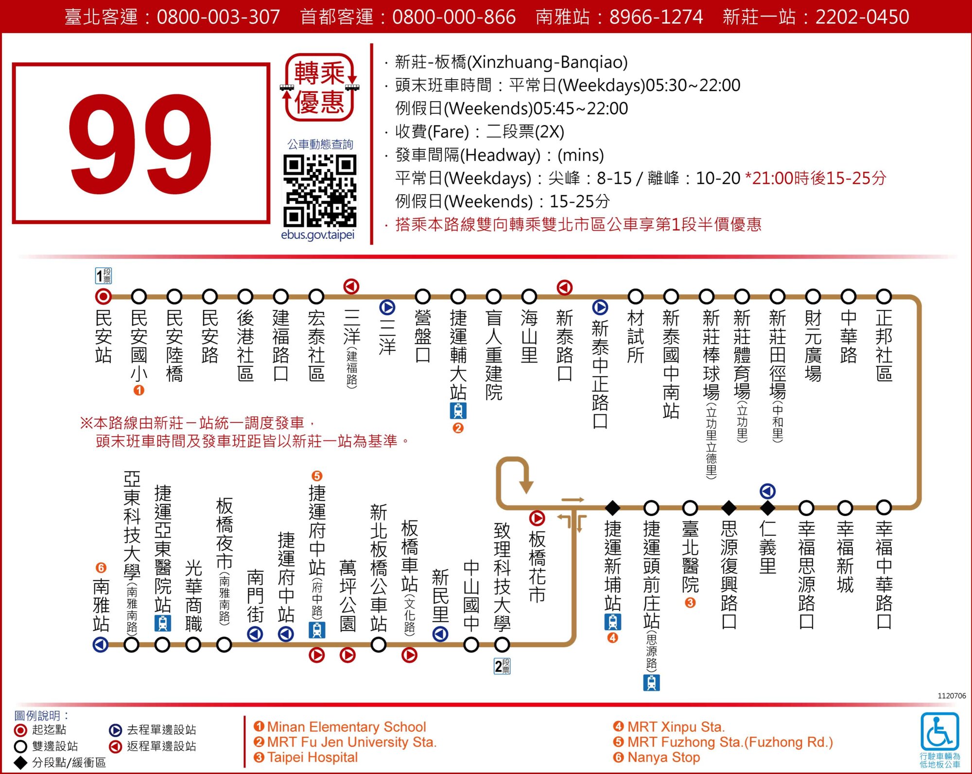 99公車路線圖-新北市公車