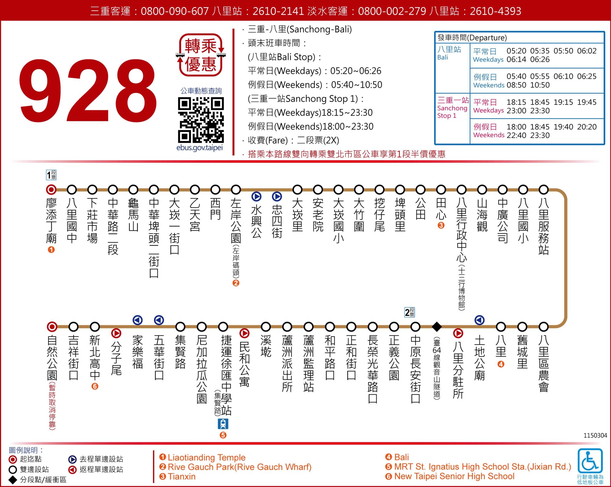 928公車路線圖-新北市公車