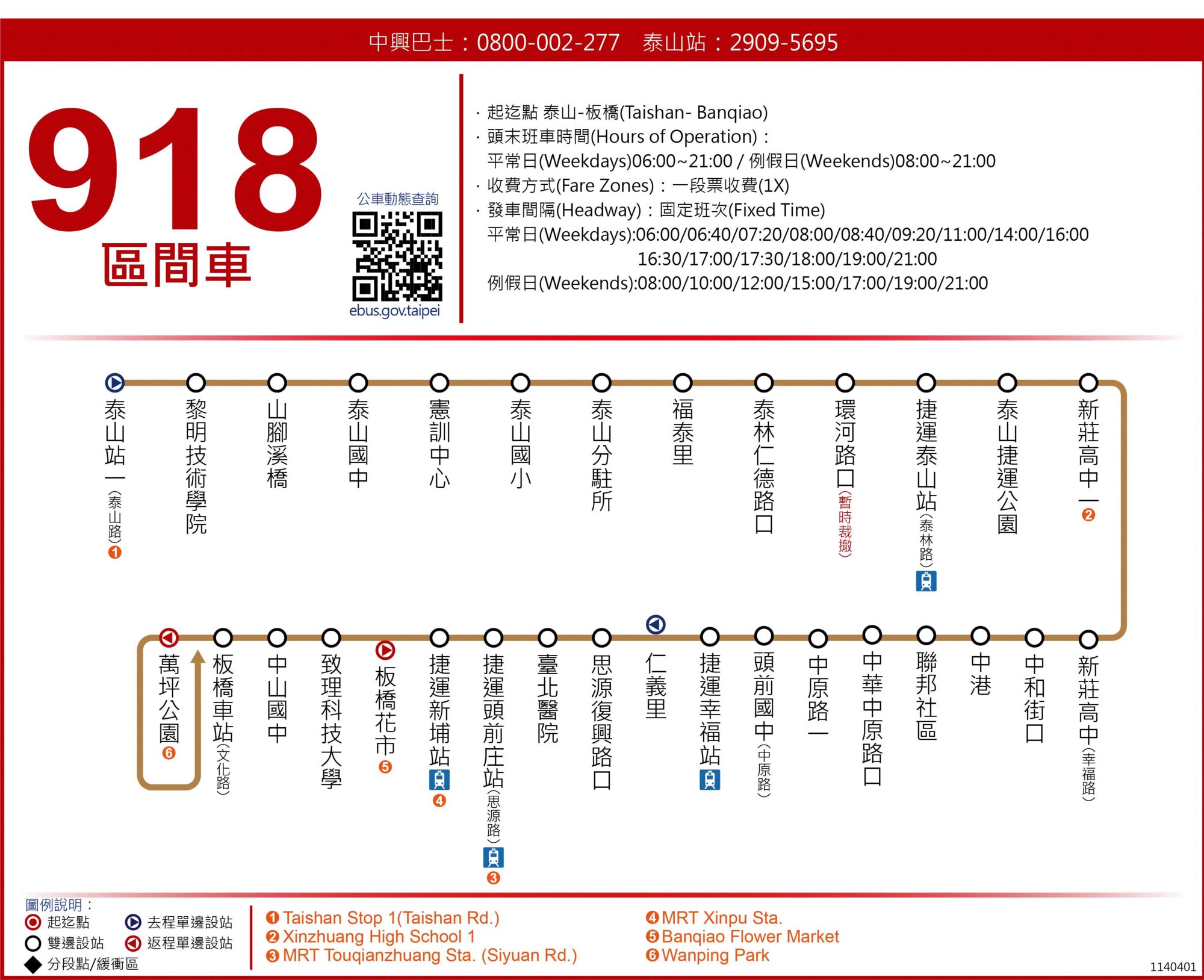 918區公車路線圖-新北市公車