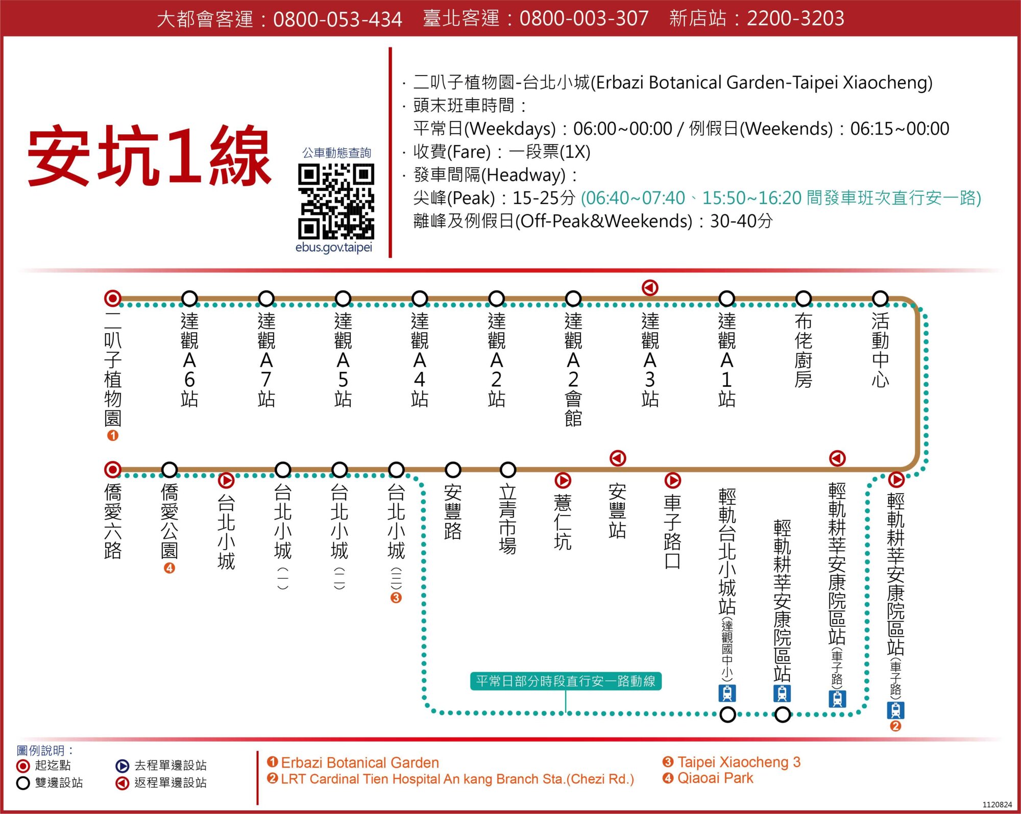 K1Bus Route Map-新北市 Bus