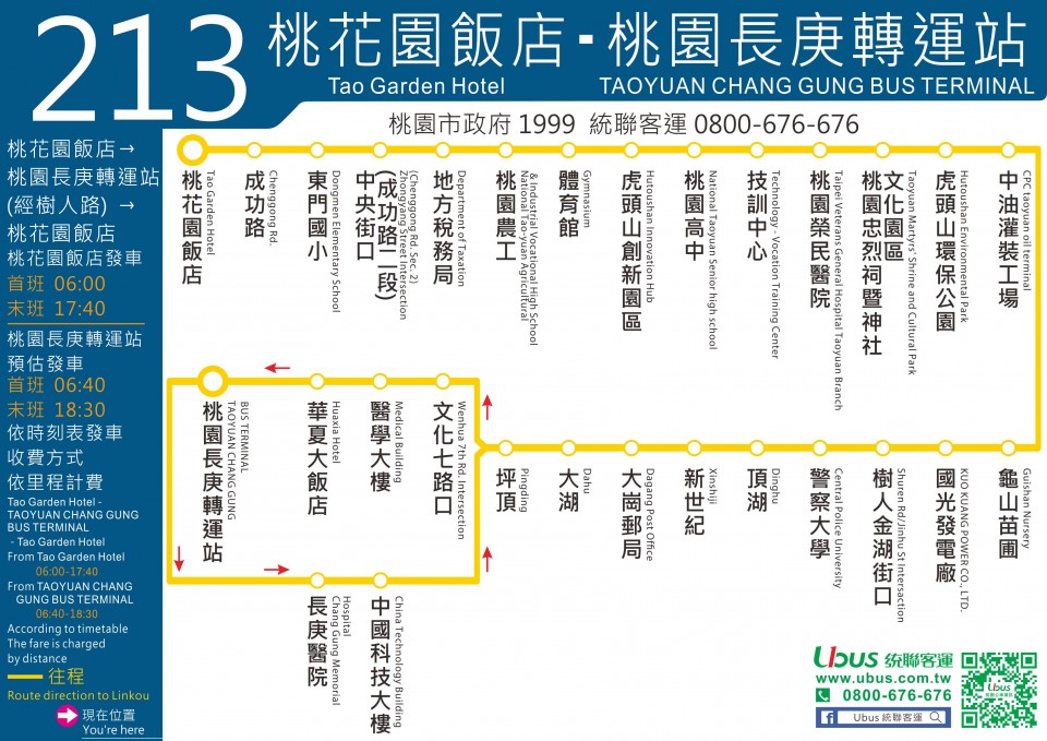 213公車路線圖-桃園公車