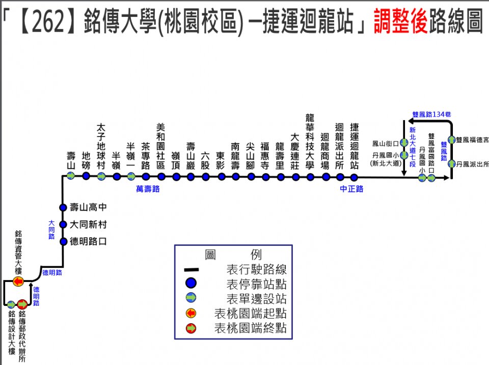 262公車路線圖-桃園公車