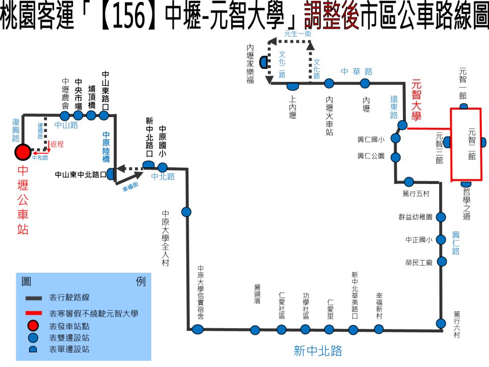 156公車路線圖-桃園公車