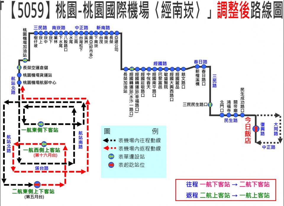 5059公車路線圖-桃園公車