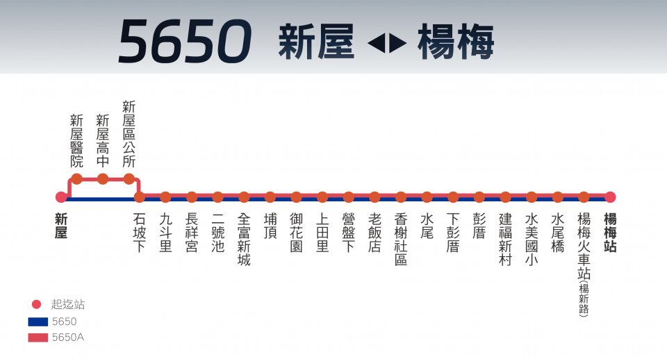5650公車路線圖-桃園公車