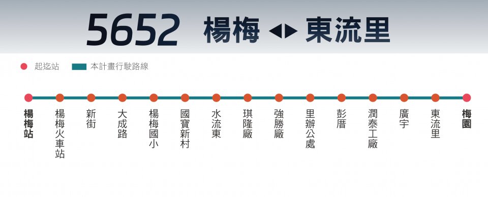 5652公車路線圖-桃園公車
