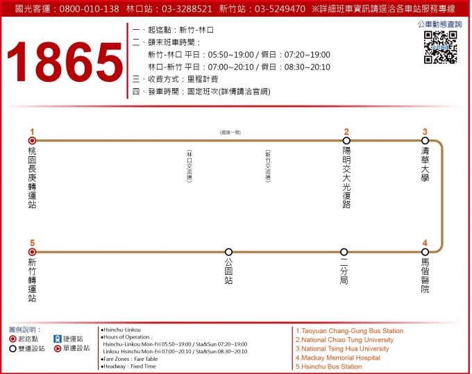 1865公車路線圖-國光客運
