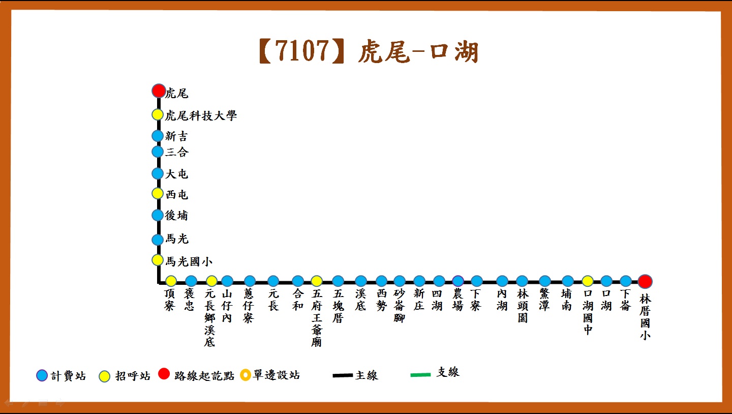 7107公車路線圖-臺西客運