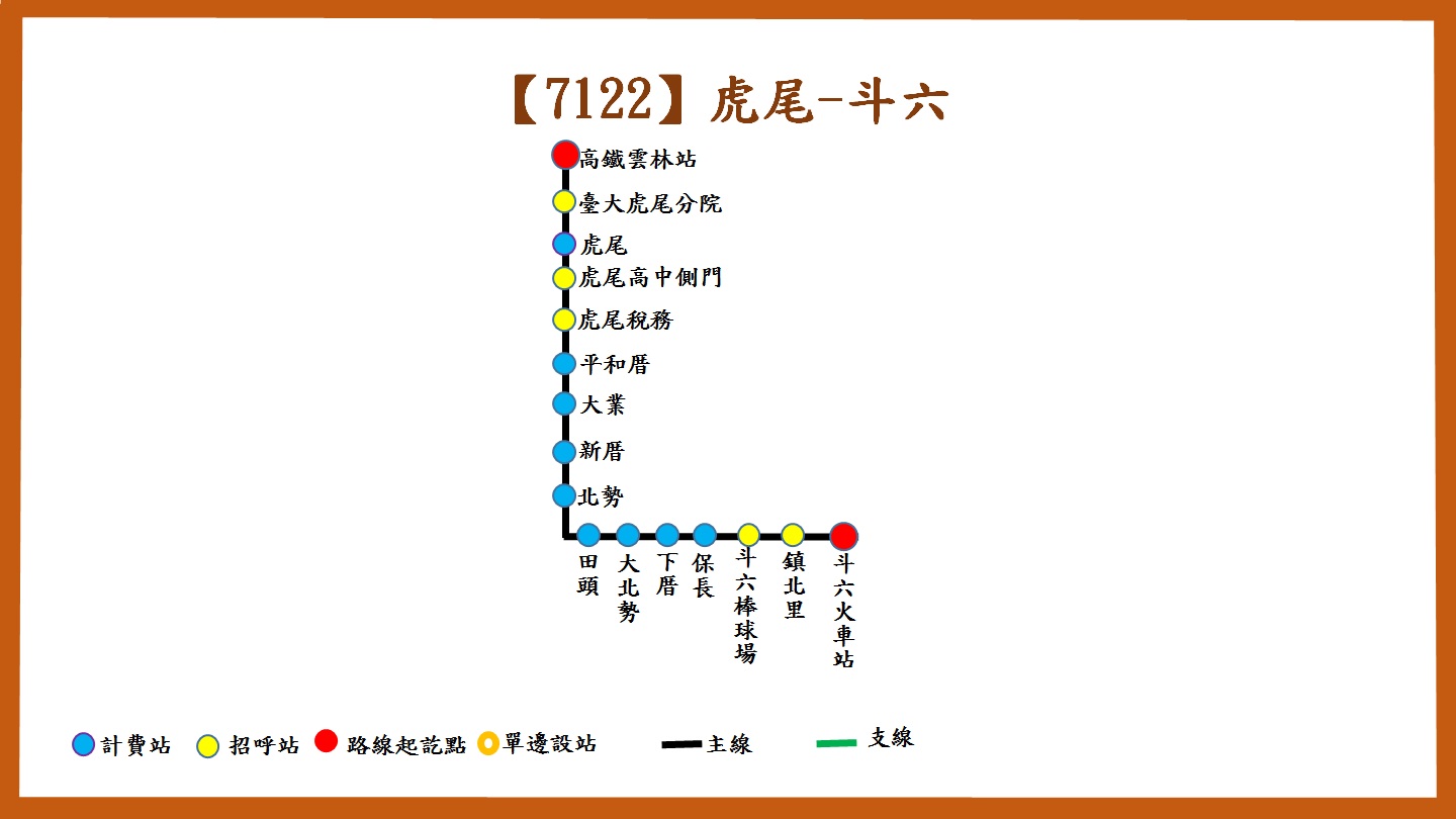 7122Bus Route Map-Taisi Bus
