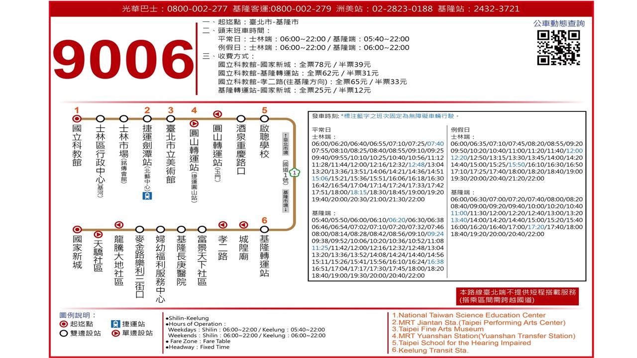 9006公車路線圖-基隆客運