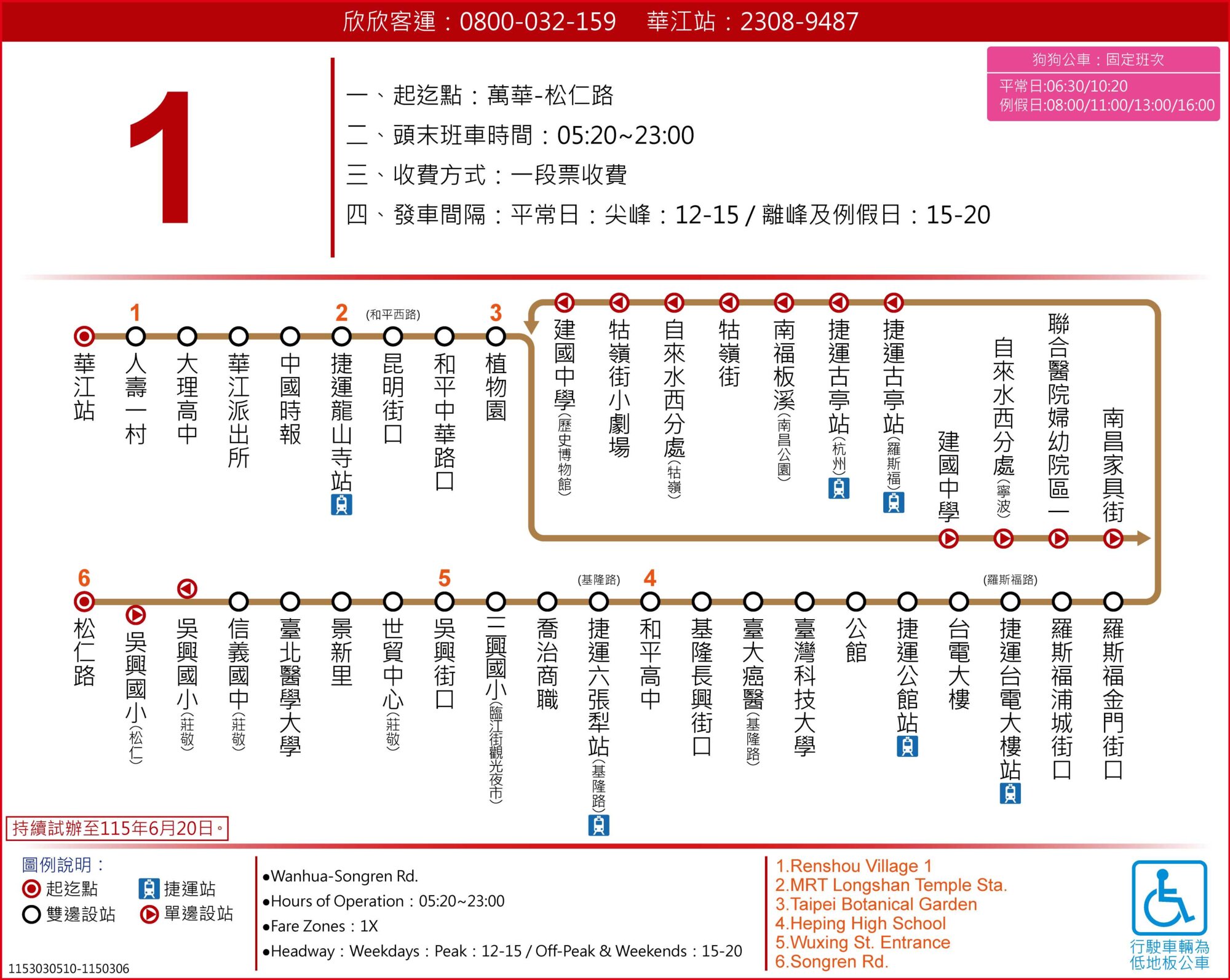 1公車路線圖-台北市公車