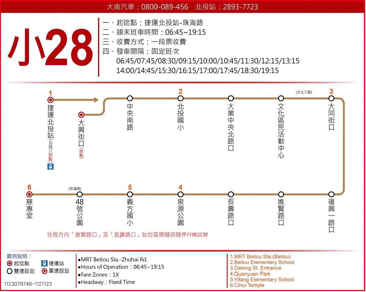 小28公車路線圖-台北市公車